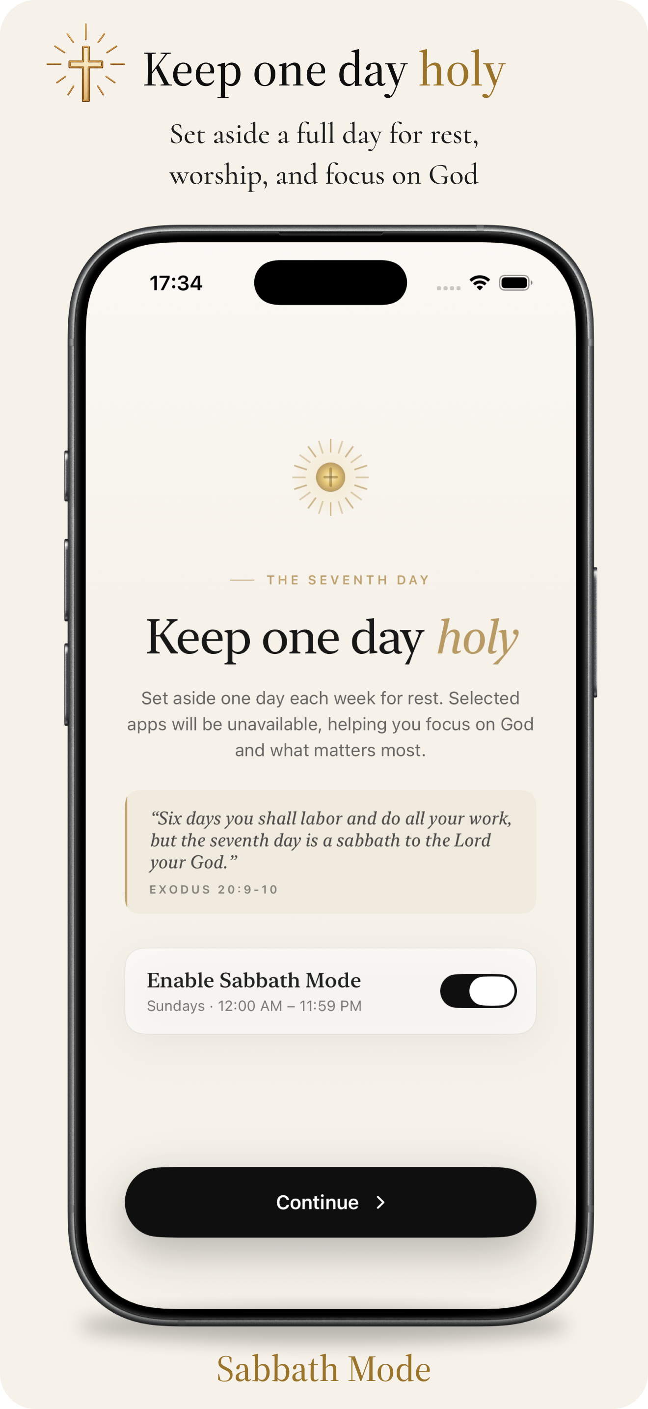 Sabbath Mode
